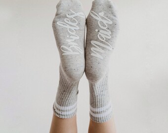 Bridesmaid Socks, Proposal Socks, Wedding Party Socks, Bridal Party Socks, Wedding Socks, Bachelorette Gift, Bridesmaid Proposal Gift
