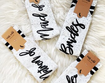 maid of honor socks