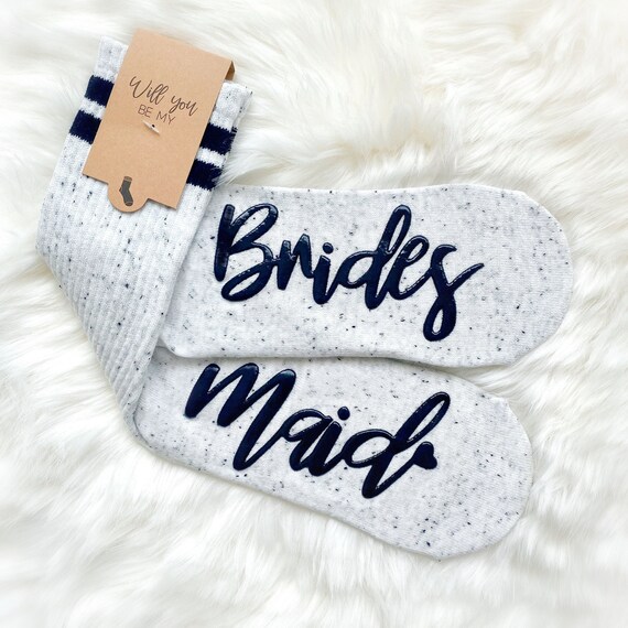 ivory bridesmaid socks