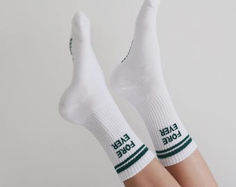 FORE Ever Embroidered Golf Socks, Engagement Gift