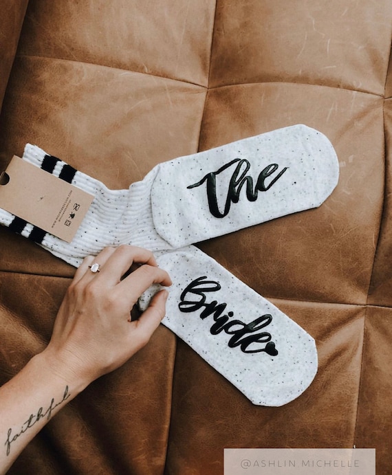 Funny Socks Bride Socks Gift For Her Bacherlorette Gift Bridal Shower Gift Bachelorette Party If You Can Read This Socks Gag Gift
