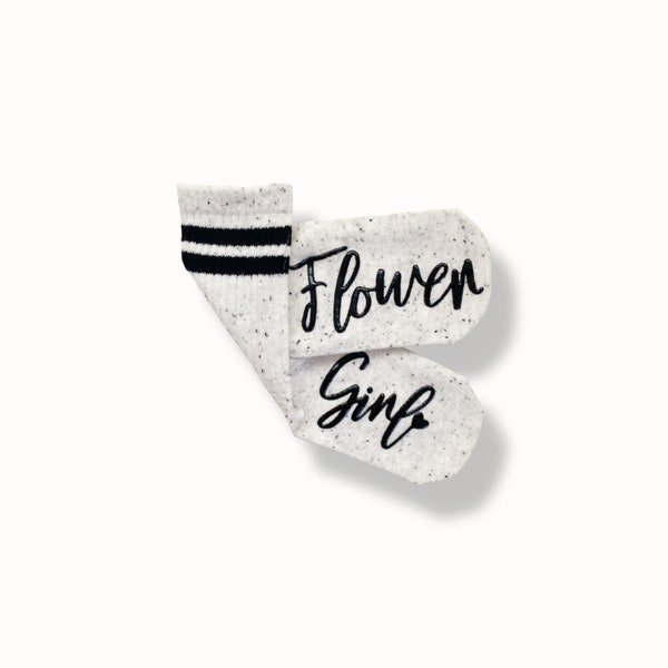 Flower Girl Socks, Thank You Gift for Flower Girl, Flower Girl Proposal, Wedding Party Toddler Socks by Blissful Socks