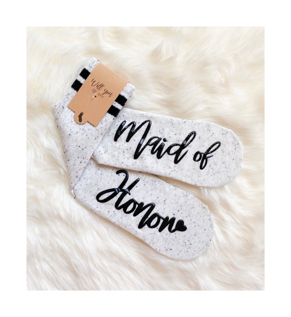 ivory bridesmaid socks