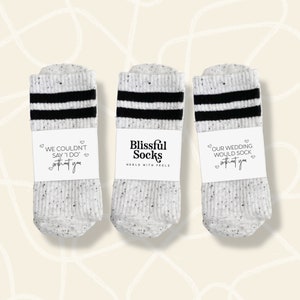 Bridesmaid Sock, Proposal Socks, , Bridal Party Socks,Wedding Socks, Bridesmaid Proposal Gift, Grip Socks image 5