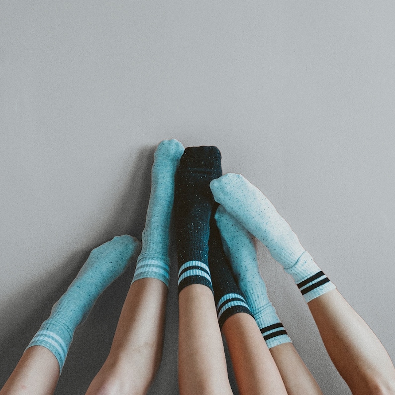 Custom Socks by Blissful Socks, Personalized Socks, Custom Socks, Pilates Studio Socks, Small Business Socks, Brand Socks image 3