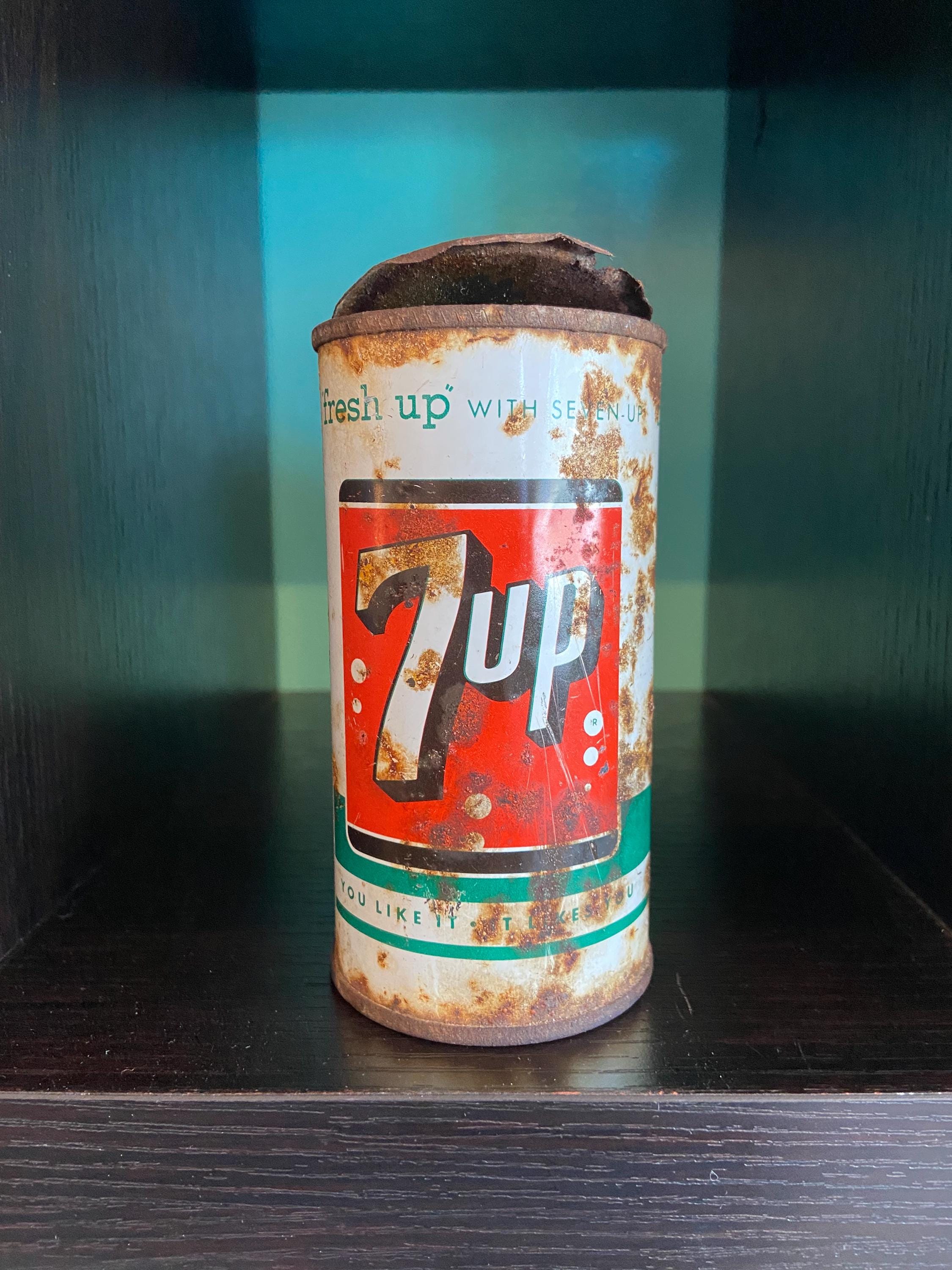 7UP ビンテージ VINTAGE 7 UP ORIGINAL 1972 SODA CAN BANK 4 7/8