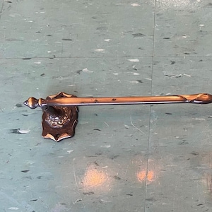 Vintage towel bar bath Amerock Bronze carriage house Hardware bathroom