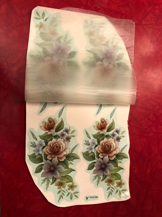 Vintage Ceramic Decals Transfers Water Slide Stokeontrent Etsy Canada