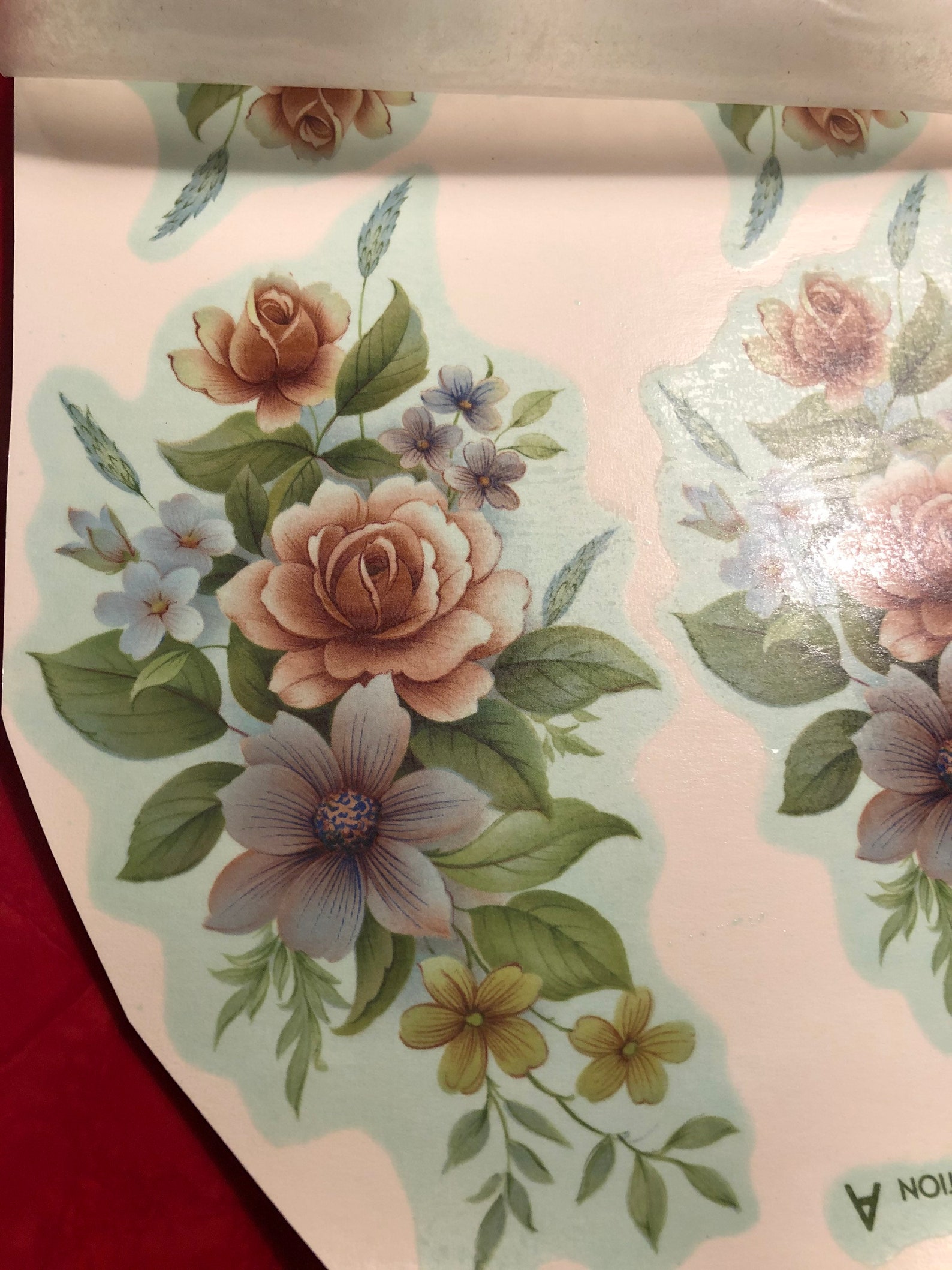 Vintage ceramic decals transfers water slide stokeonTrent Etsy