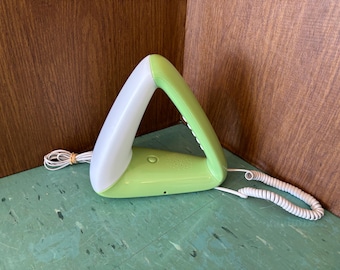 Vintage telephone 1990s Space Age novelty Landline Telephone with Night Lamp, Retro Collectible, Pop Art Phone