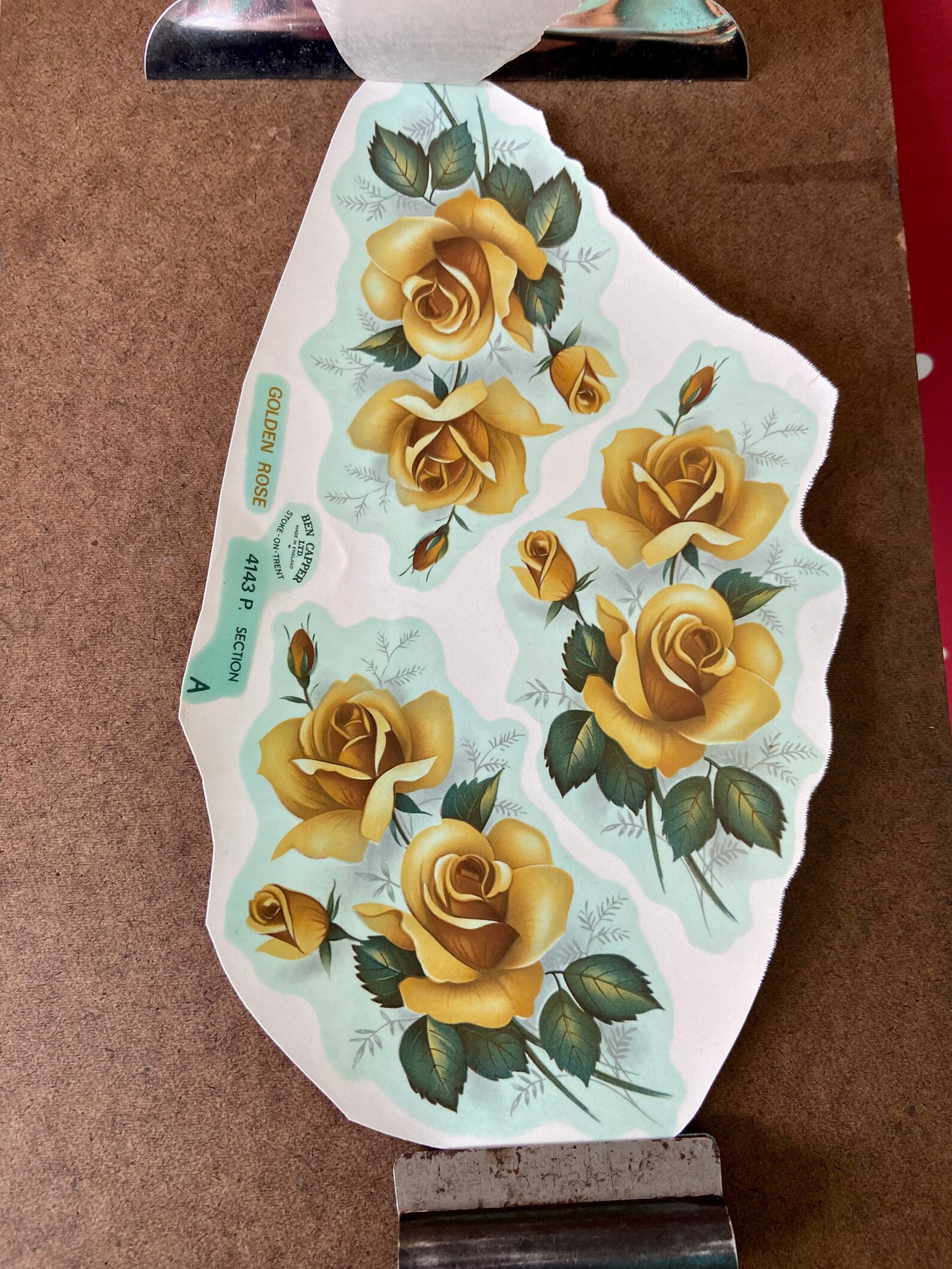 Vintage Ceramic Decals Transfers Water Slide Stokeontrent Etsy