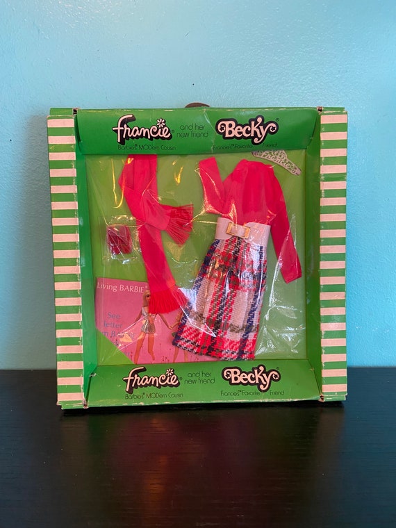 Barbie Clothes Vintage Francie Becky Originals Mattel Pink New Old Stock Unopened Etsy Canada