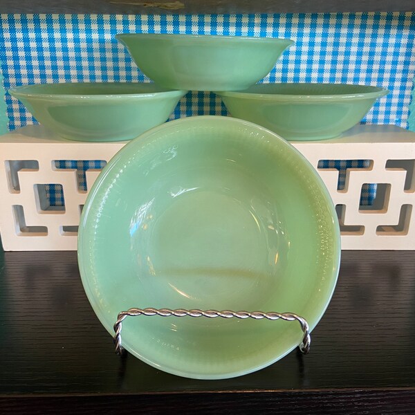 Jadeite Cereal Bowls Etsy