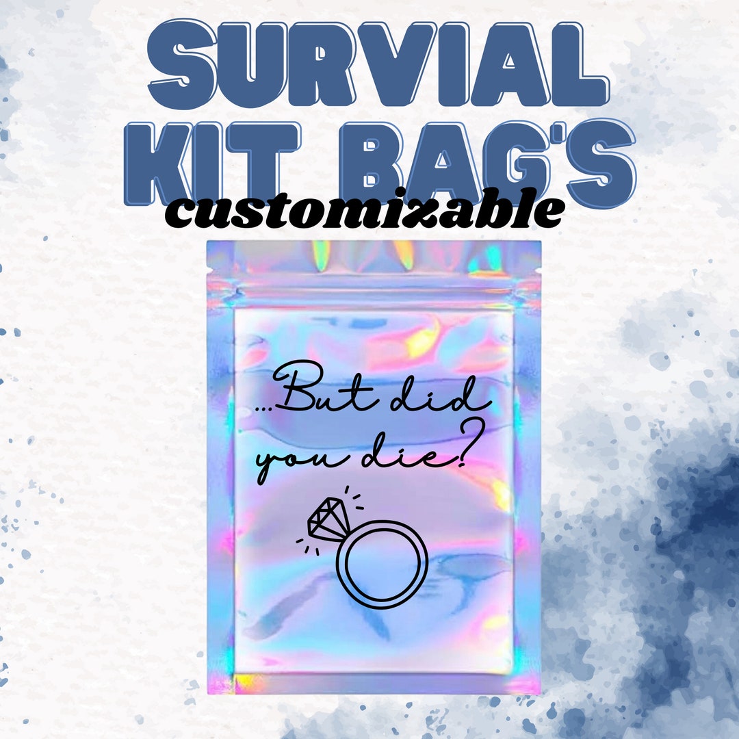 Party Bachelorette Party Survival Kit Bags Hangover Kit - Etsy