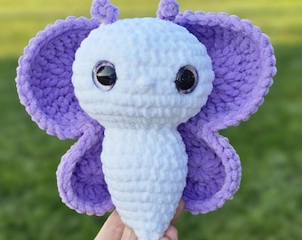 Patrón de mariposa; Patrón de Ganchillo;Amigurumi;Mariposa;Crochet;hilo;Patrones;Patrones Amigurumi;Patrones digitales