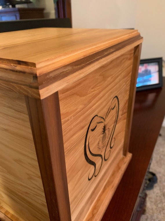 Custom Made Solid Wood Urn Etsy