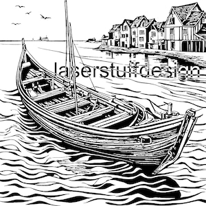 Boat Vector svg File