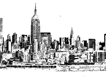 Archivo DXF de la ciudad de Nueva York