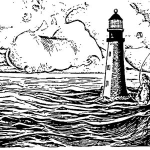 Lighthouse in Ocean