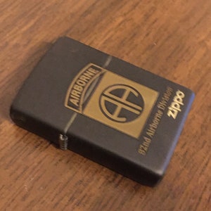 Zippo Lighter 82nd Airborne