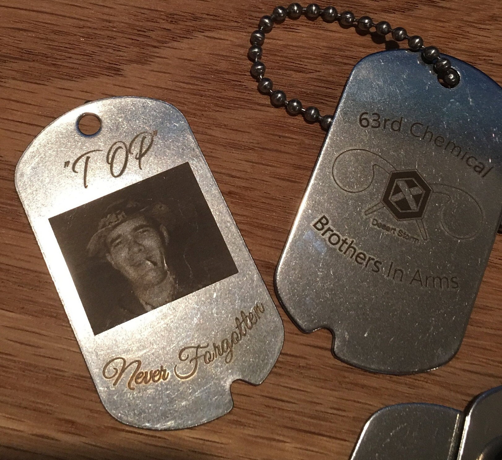 Dog tag with picture engraving Etsy.de