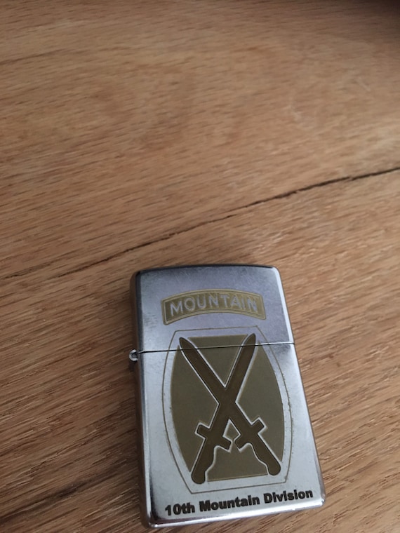 Zippo Lighter 10th Mountain - Etsy