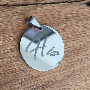 Mirror Finish Stainless Steel Pendant