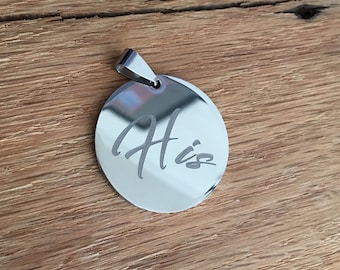 Mirror Finish Stainless Steel Pendant