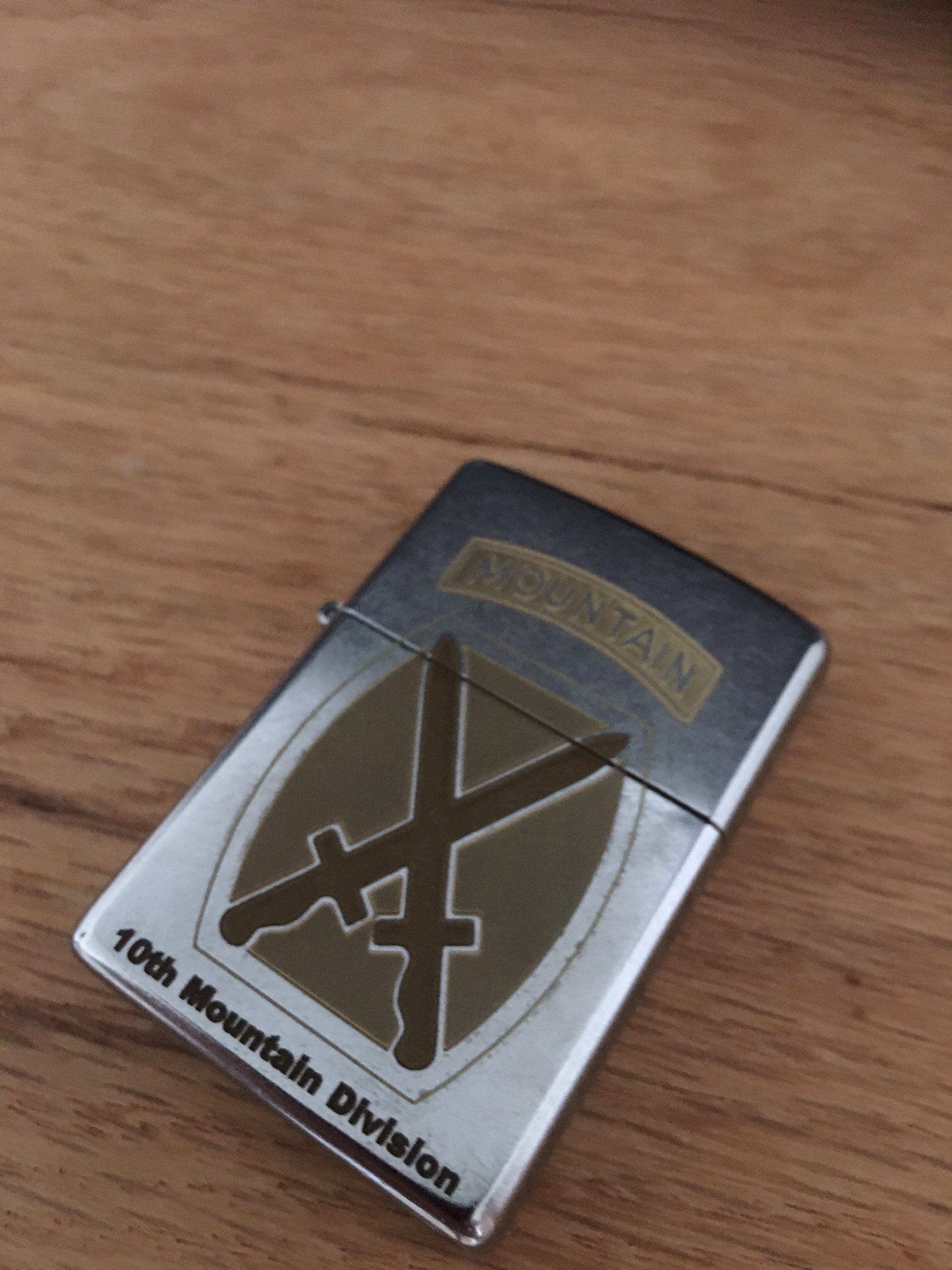 Zippo Lighter 10th Mountain - Etsy