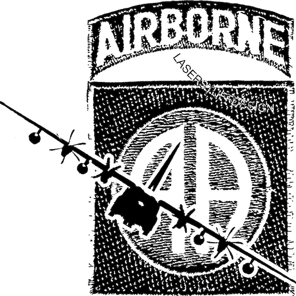 82ND Airborne Patch and C130