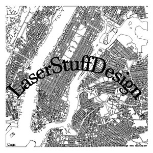 Manhattan City Map Digital Download