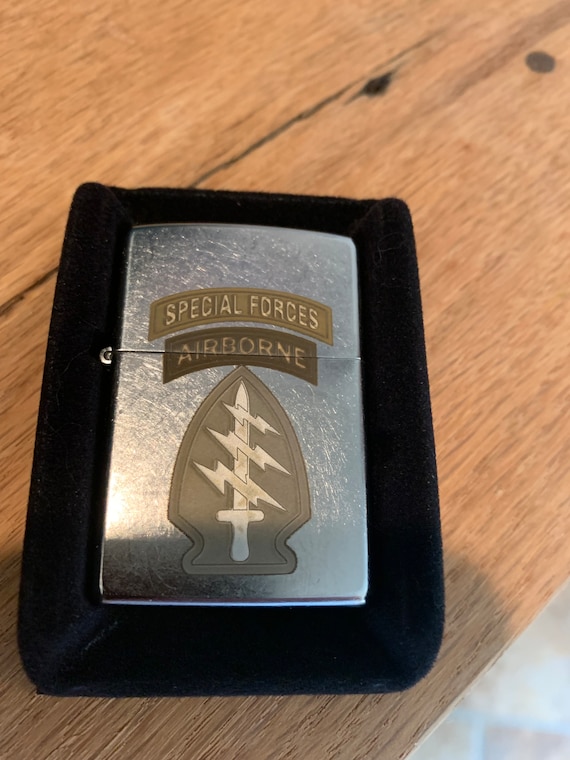 Special Forces Patch Custom Engraved Zippo - Etsy