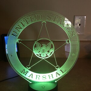 United States Marshal Light Badge