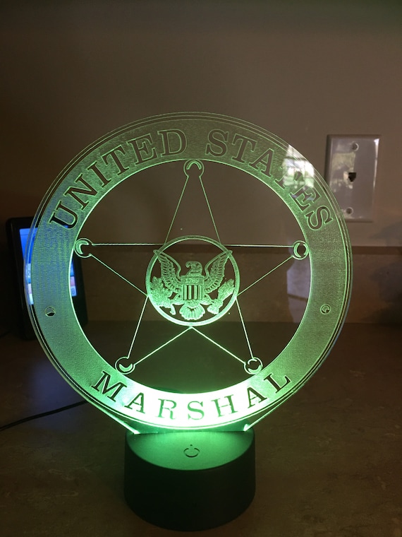 United States Marshal Light Badge - Etsy