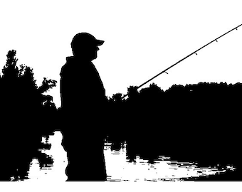 Plik SVG rybaka