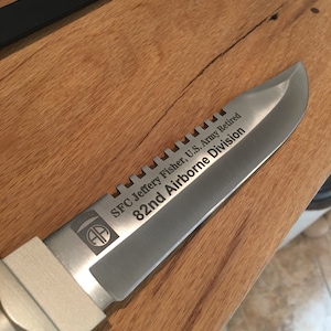 Custom Engraved Survival Knife