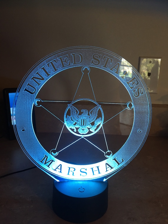 United States Marshal Light Badge - Etsy