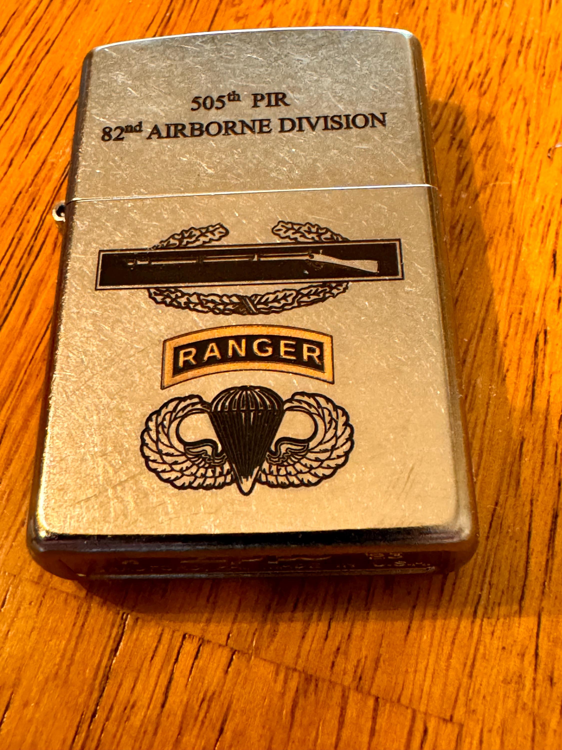 Vietnam War-US Military AirBorne Zippo Lighter | Vincent/Vinh