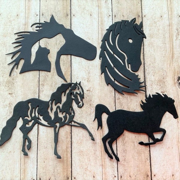 Horse Die Cut Etsy