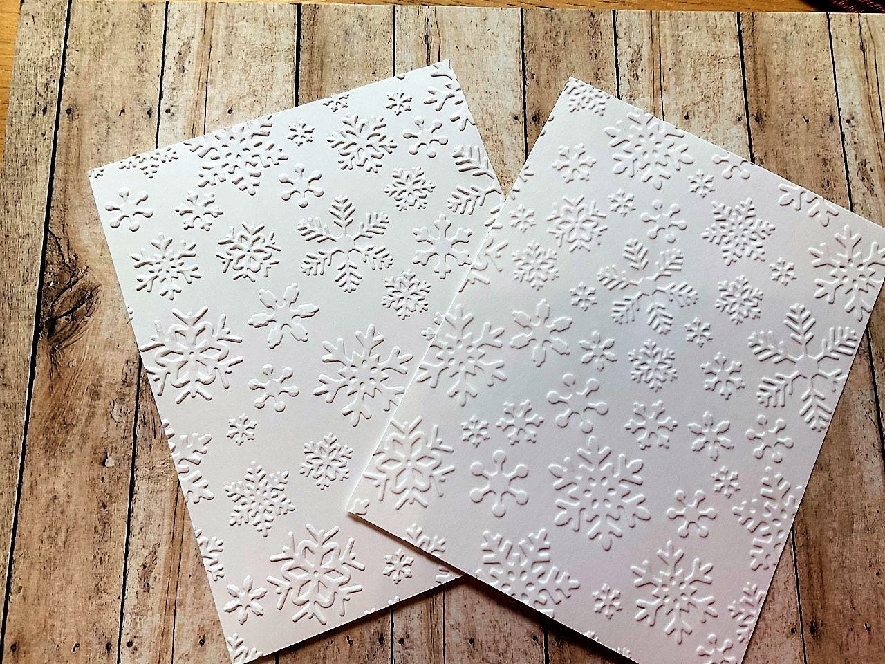 Textured White Discount Card Stock for DIY Cards and Diecutting