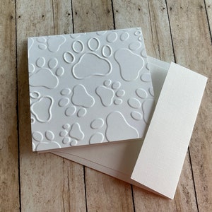 BULK Paw, mini cartes en relief pour remerciements, enveloppes pour les conseils pour les toiletteurs, cadeaux pour promeneurs de chiens, petites notes pour les boîtes à lunch, étiquettes-cadeaux