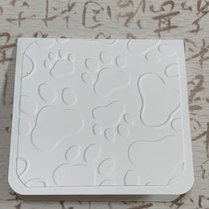 Mini-kaartjes met pootreliëf voor bedankt, tipenveloppen voor trimmers, hondenuitlaterscadeaus, kleine briefjes voor lunchboxen, cadeaukaartjes, (8)