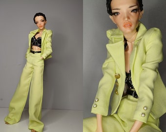 Jacket with lining for bjd doll PashaPasha mini