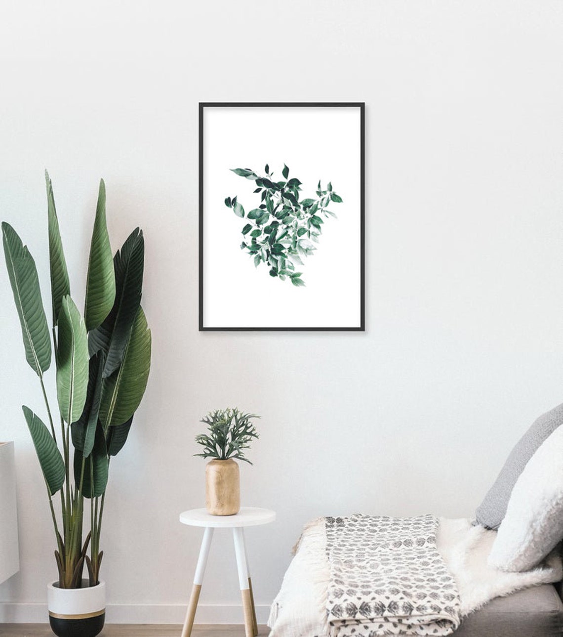 Plants Prints Downloadable Wall Art Botanical Wall Art Etsy