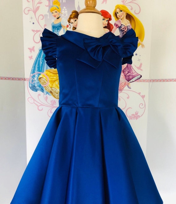 royal blue interview dress