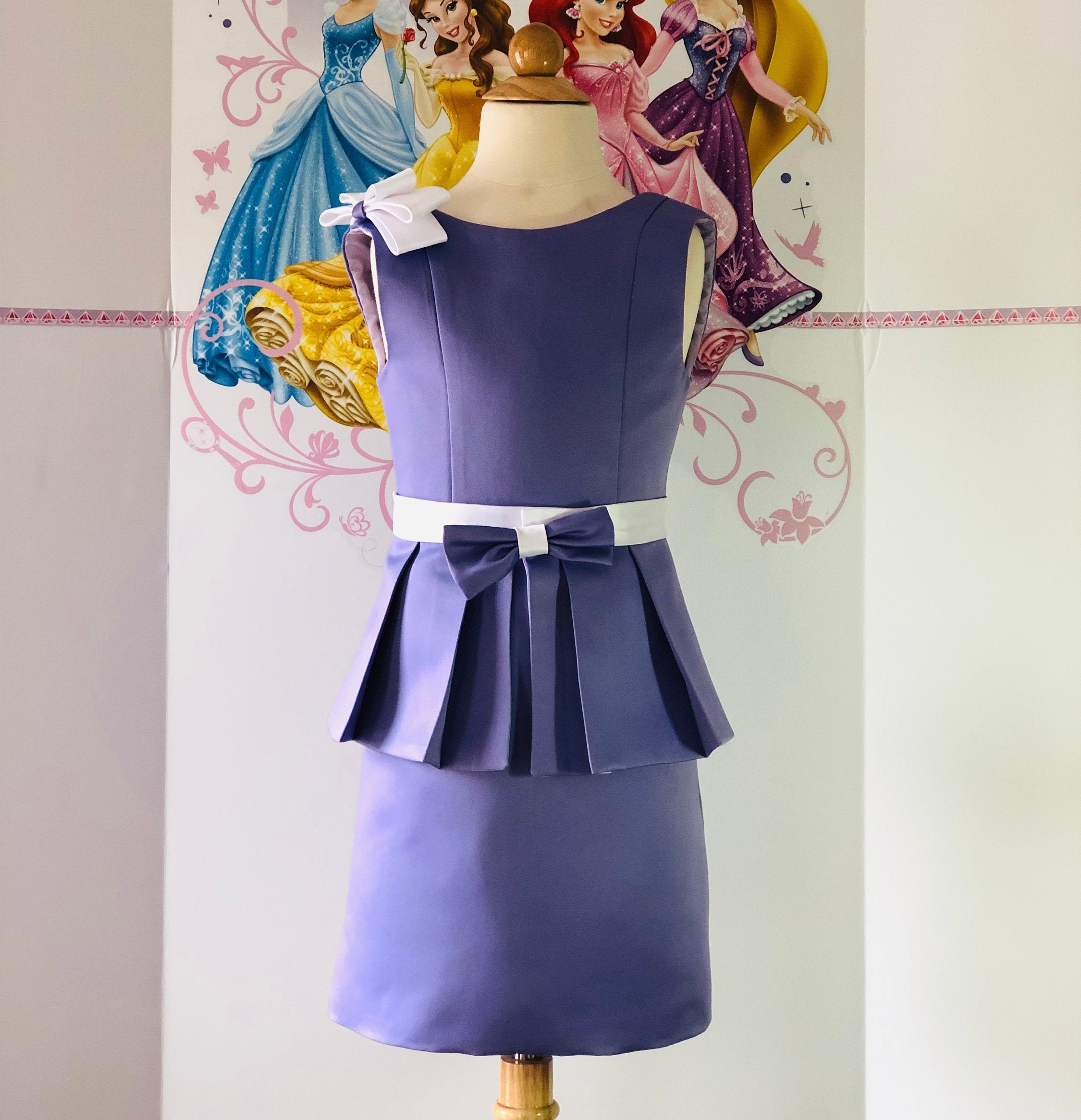 Lilac Peplum Dress - Etsy