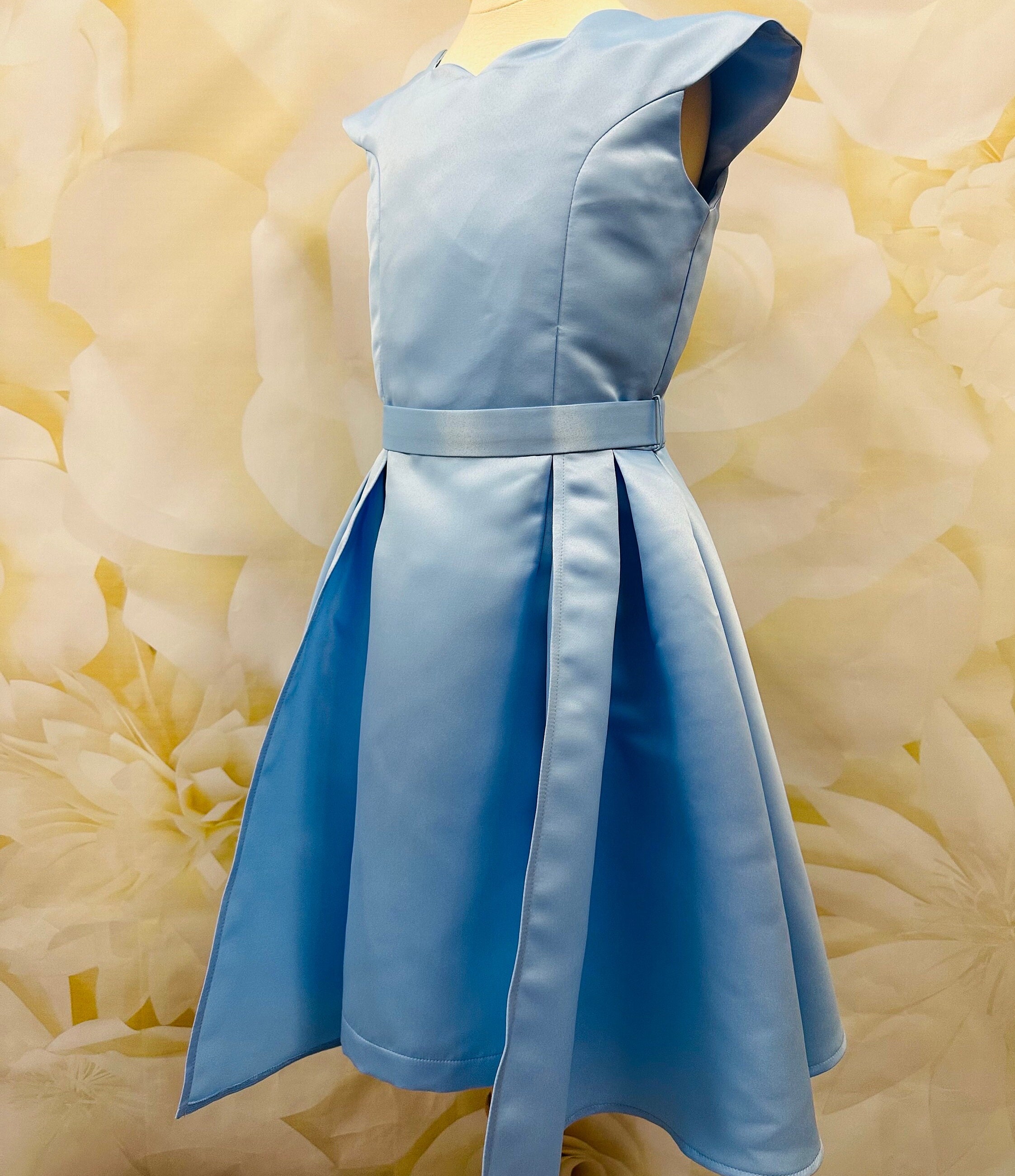 blue interview dress Johnathan Kayne | How to Choose the Perfect Pageant Interview Outfit