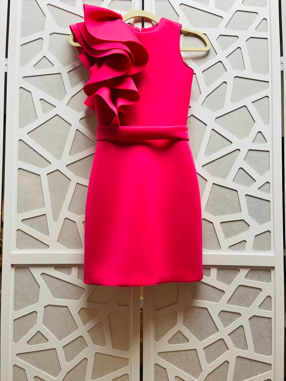 Scuba Hot Pink Dress - Etsy