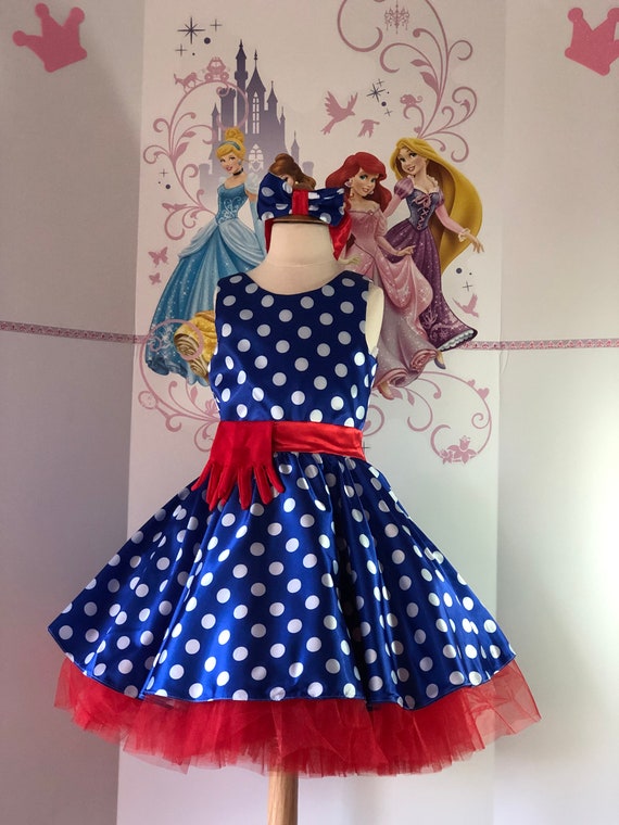 Red white and hotsell blue girls dress