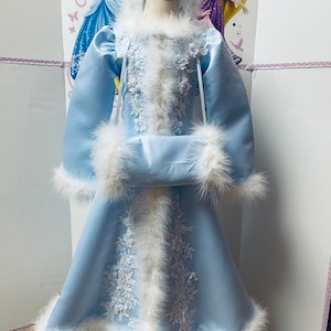 Blue Christmas outfit Christmas dress Pageant dress Girls outfit Birthday Party girls dress Snow Maiden Christmas OOC Fashion girls dress